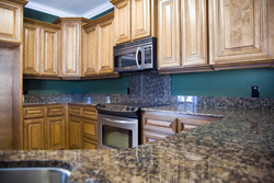 Austin Texas brown Granite kitchen - Downers Grove Illinois Granite Makeover